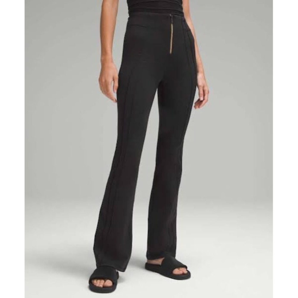 Lululemon Define Zip-Front High-Rise Flared Pant LW5FM0S Size 6